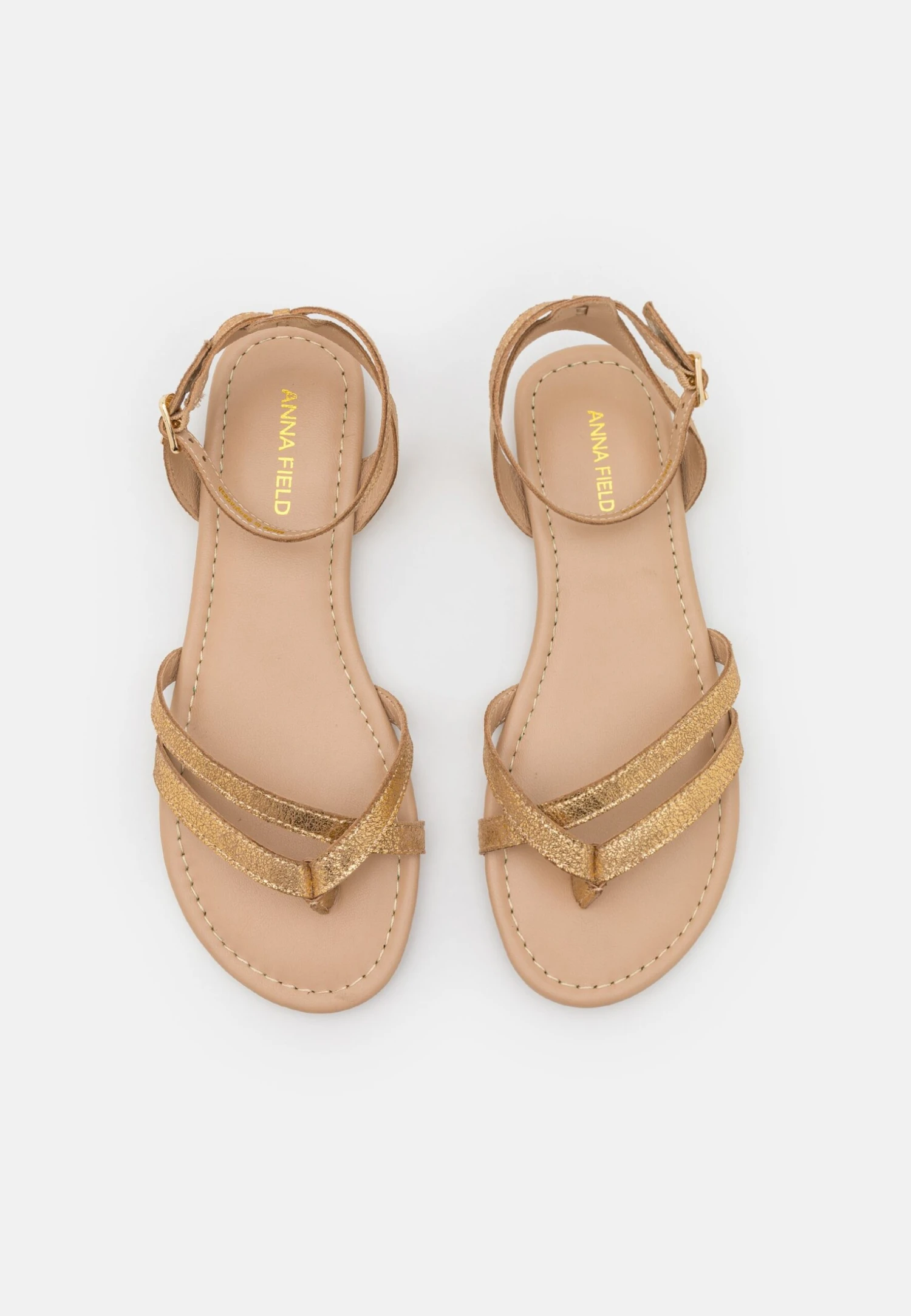 Anna Field Leather - Sandalias De Dedo - Gold 6 Anna Field Leather - Sandalias De Dedo - Gold - Imagen 6