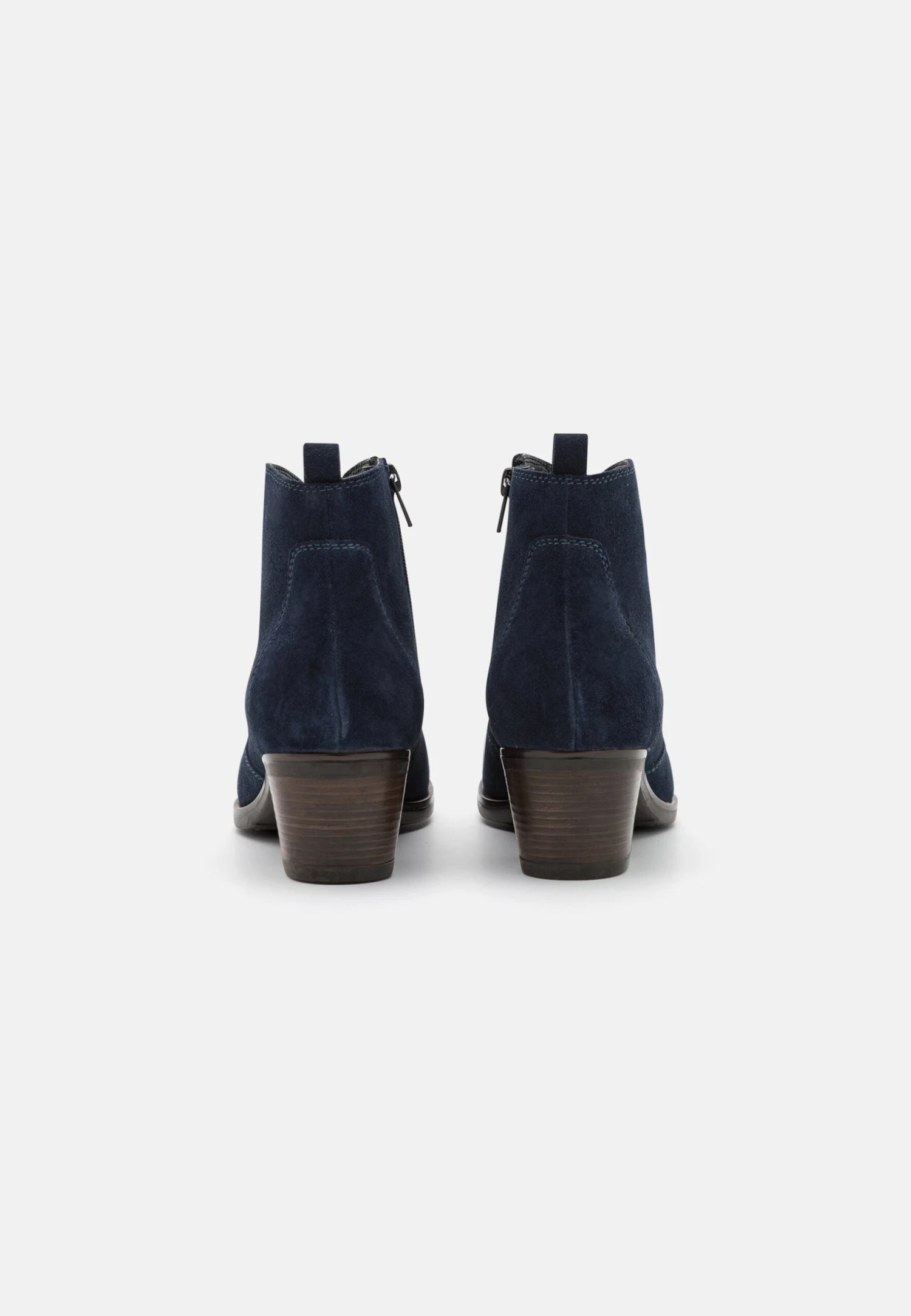 Leather - Botines Camperos - Dark Blue 4 Leather - Botines Camperos - Dark Blue - Imagen 4