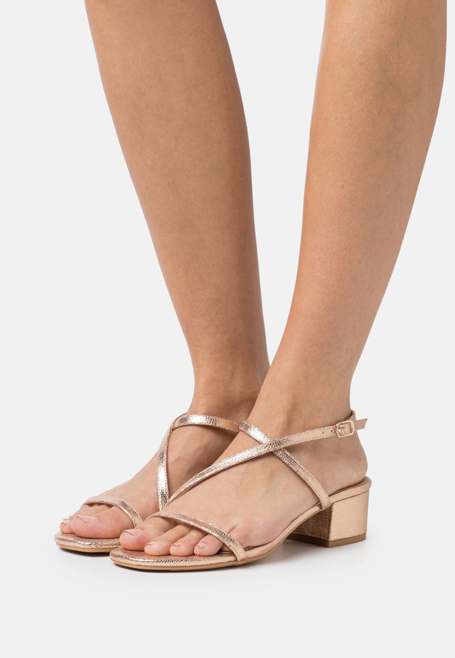 Sandalias - Rose Gold Coloured 1 Sandalias - Rose Gold Coloured