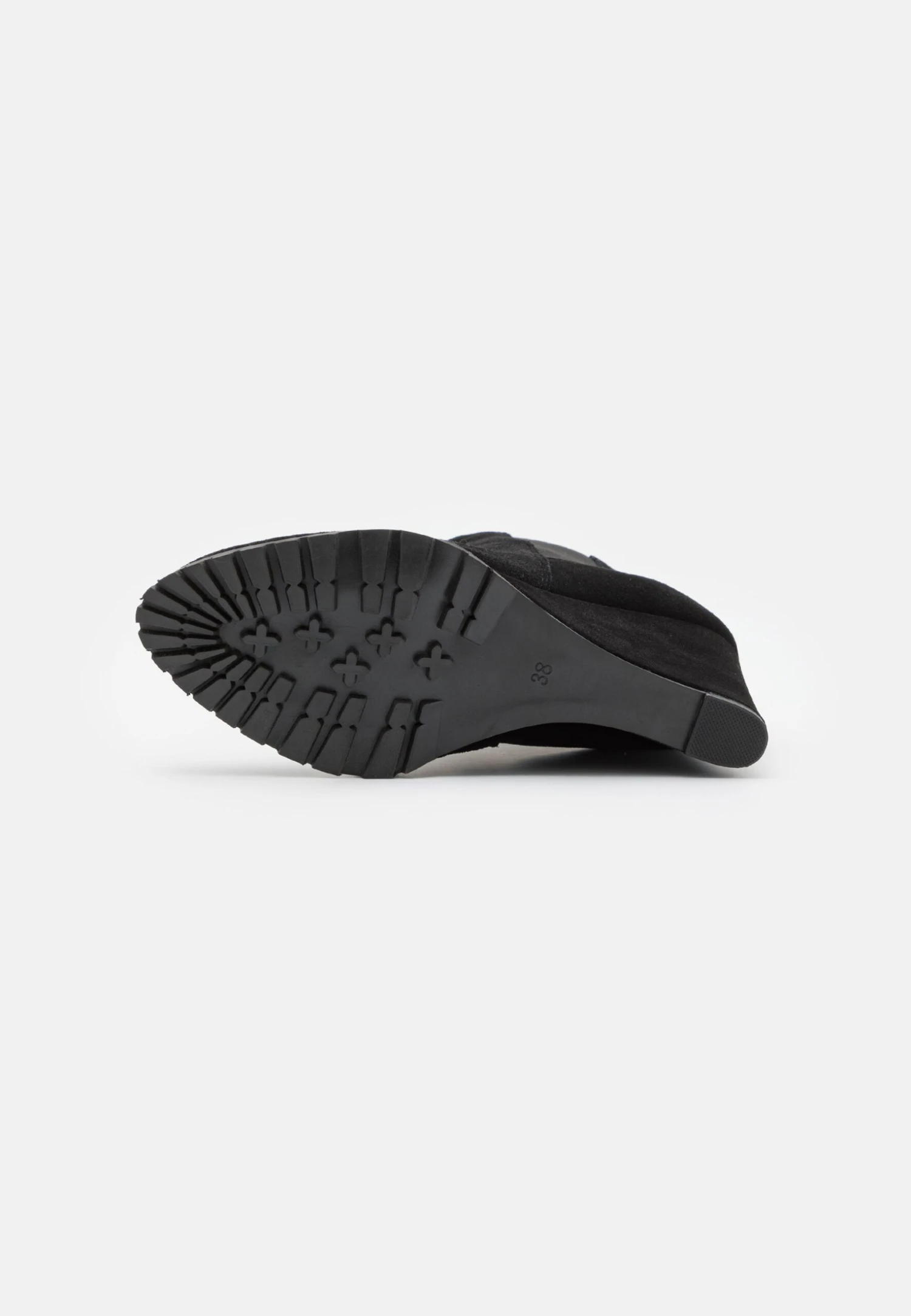 Leather - Botines De Cuña - Black 5 Leather - Botines De Cuña - Black - Imagen 5