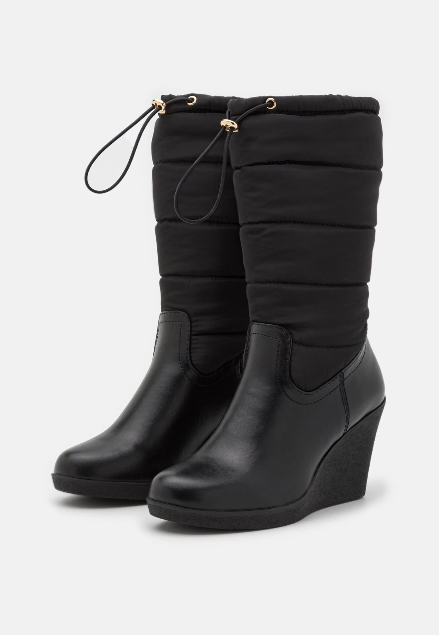 Anna Field Winter Boot - Botas De Cuña - Black 3 Anna Field Winter Boot - Botas De Cuña - Black - Imagen 3