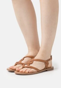 Anna Field Sandalias De Dedo - Cognac