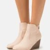 Anna Field Botines De Cuña - Beige