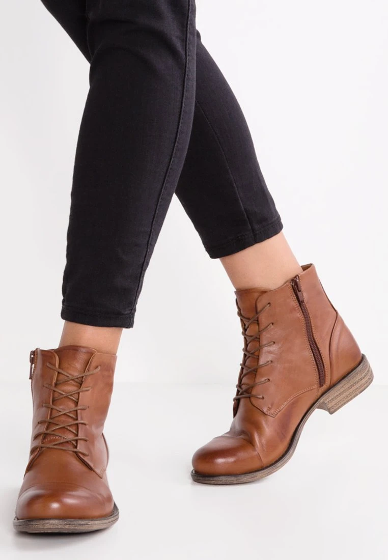 Anna Field Leather Booties - Botines Bajos - Cognac 1 Anna Field Leather Booties - Botines Bajos - Cognac
