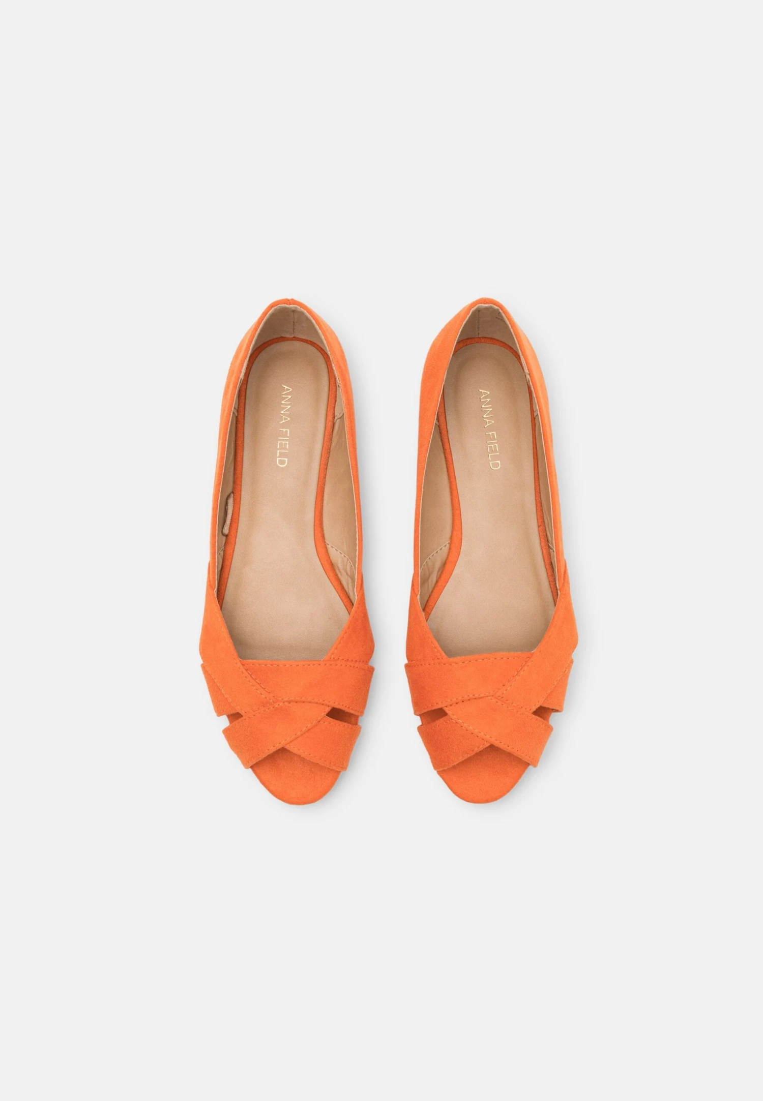 Anna Field Bailarinas Peeptoe - Orange 6 Anna Field Bailarinas Peeptoe - Orange - Imagen 6