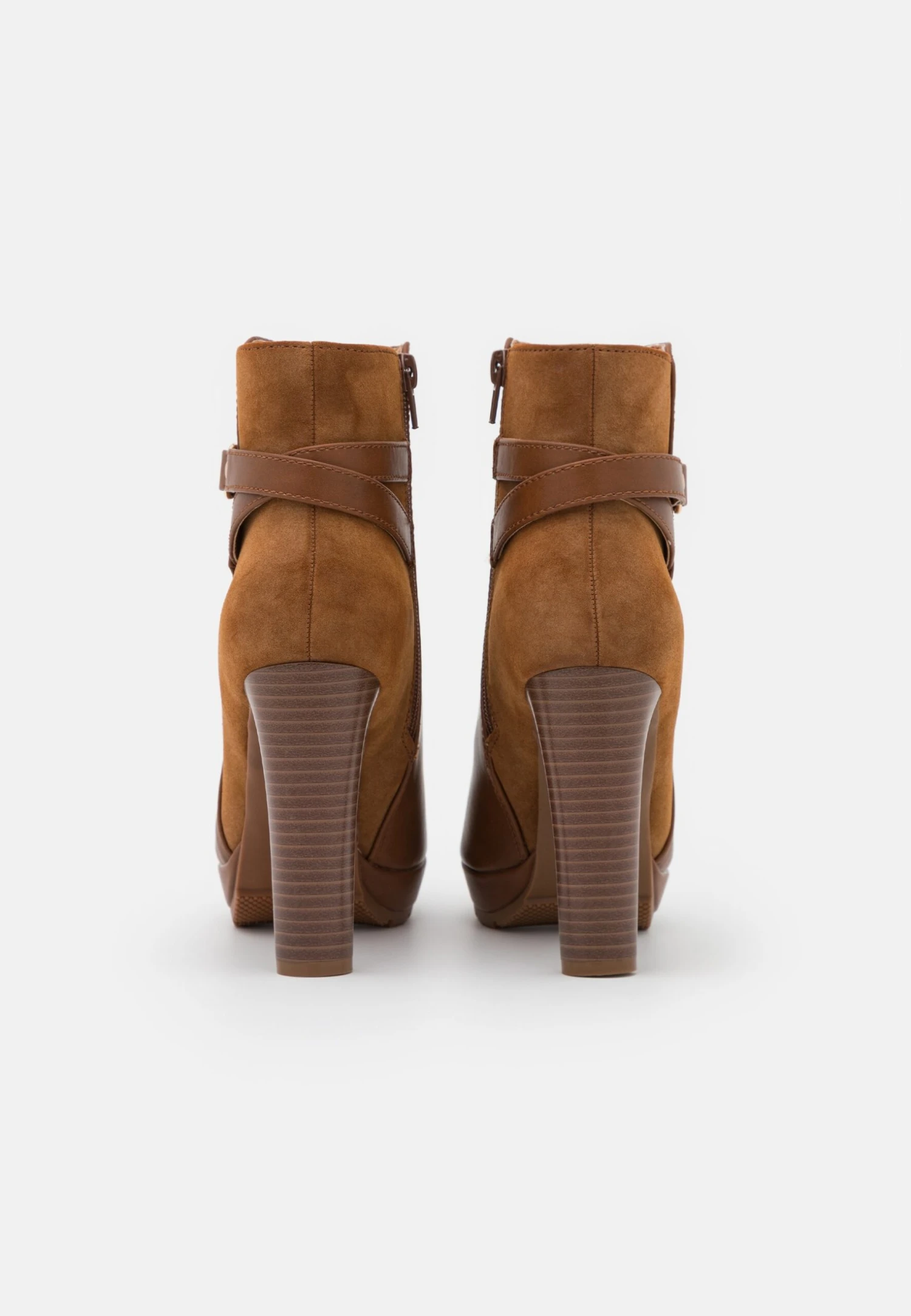 Anna Field Botines Con Plataforma - Cognac 4 Anna Field Botines Con Plataforma - Cognac - Imagen 4