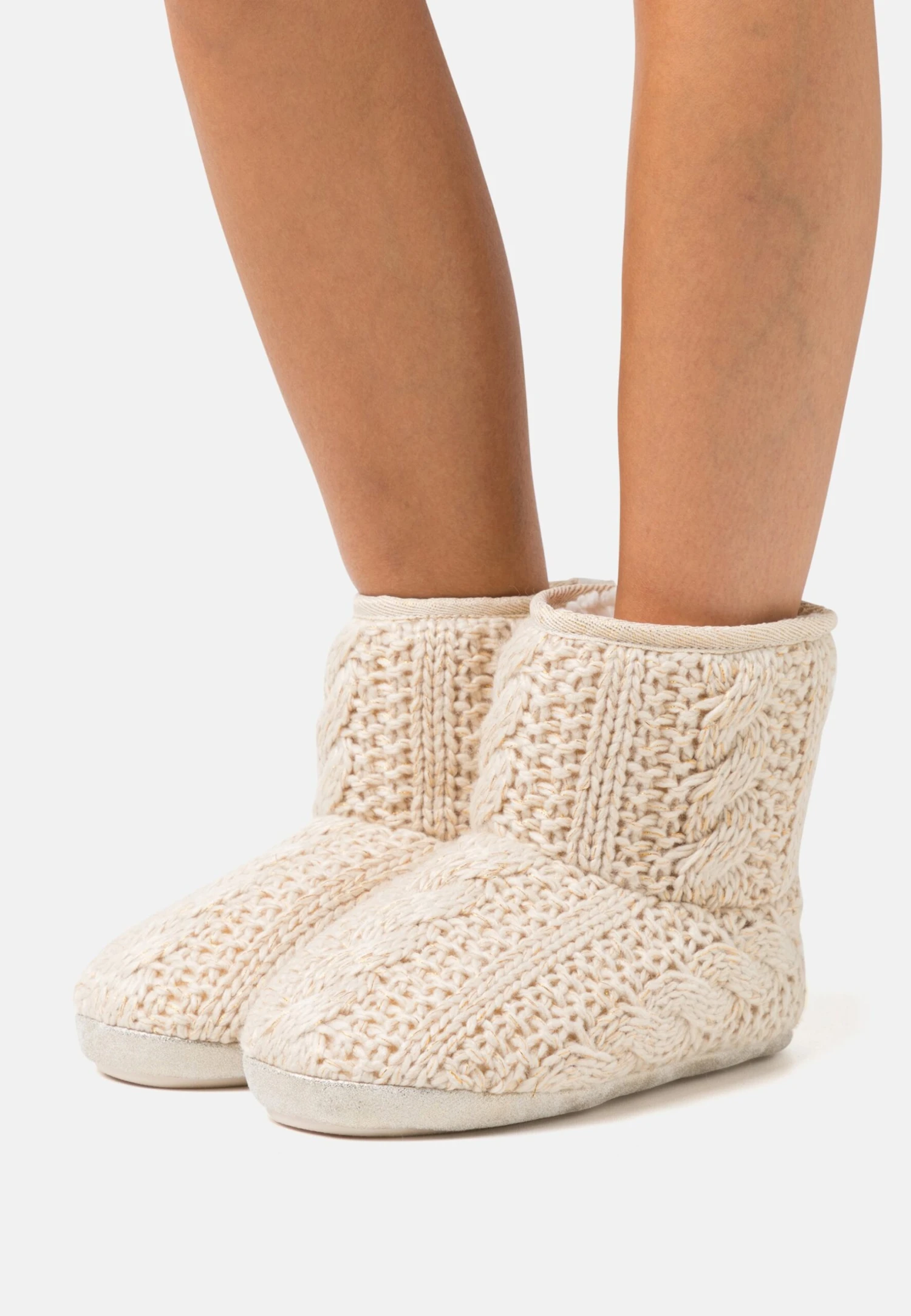 Anna Field Gold-Metallic Thread - Pantuflas - Gold-Coloured 1 Anna Field Gold-Metallic Thread - Pantuflas - Gold-Coloured