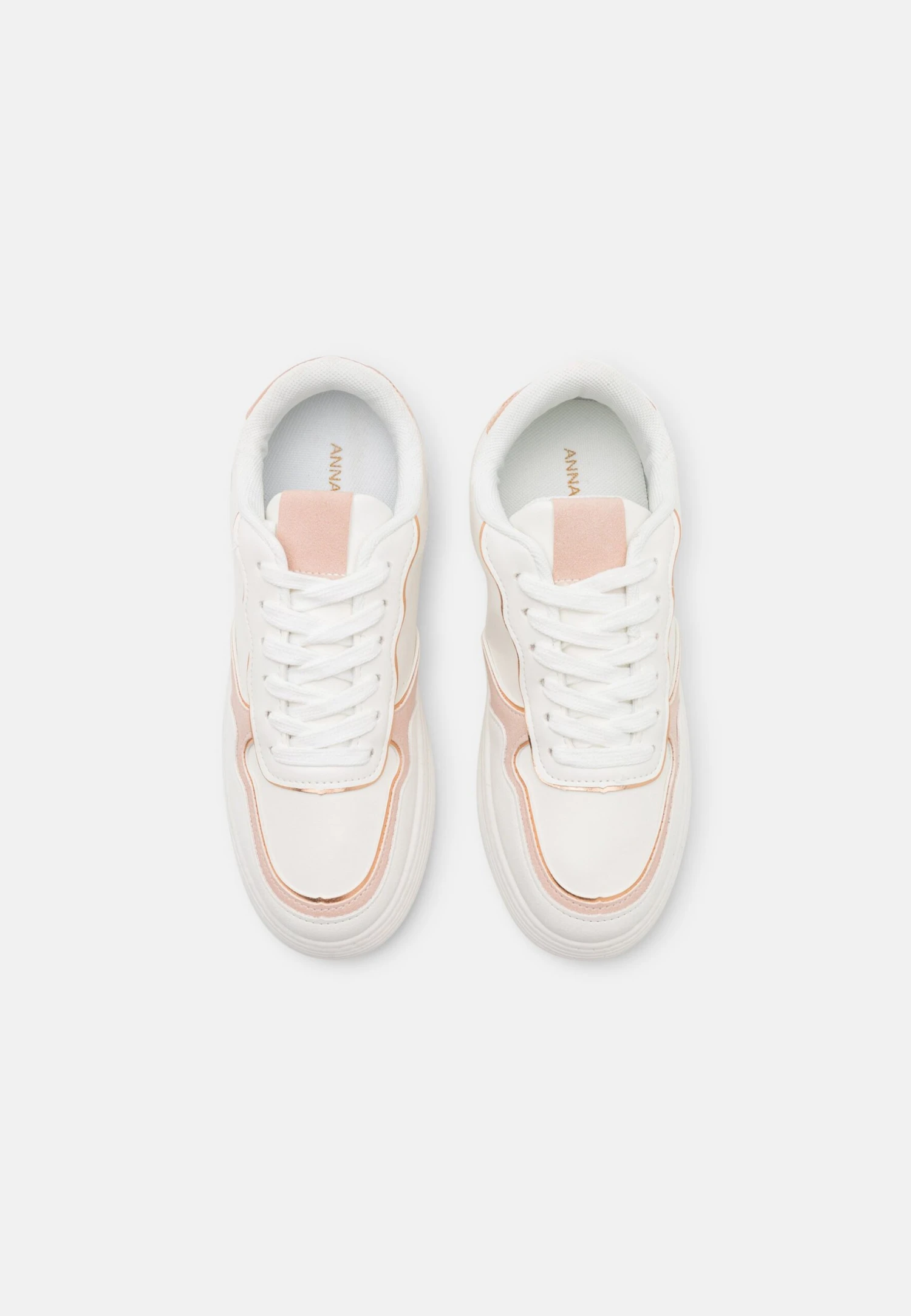 Anna Field Zapatillas - White/Rose Gold Coloured 6 Anna Field Zapatillas - White/Rose Gold Coloured - Imagen 6