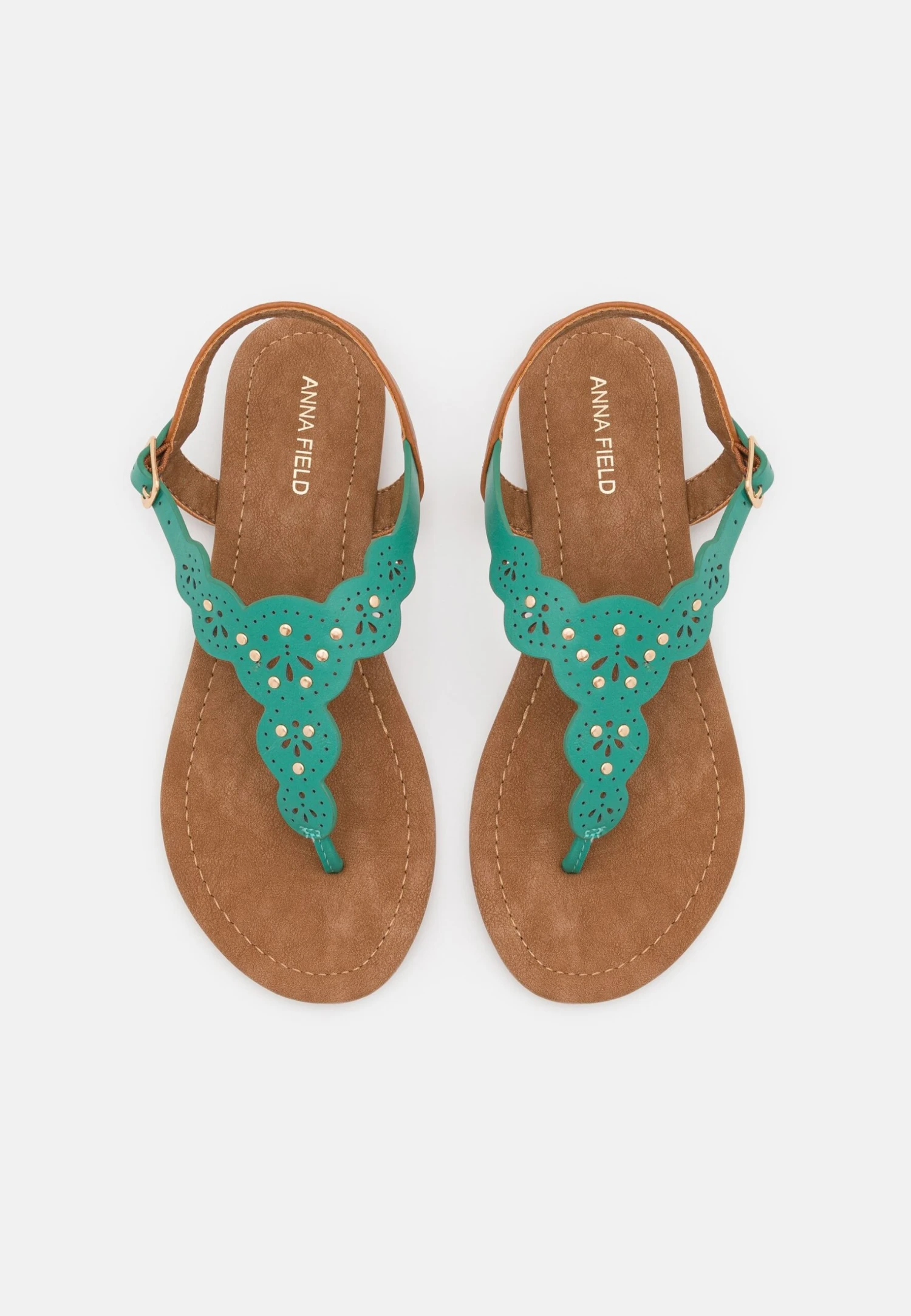 Anna Field Sandalias De Dedo - Turquoise 6 Anna Field Sandalias De Dedo - Turquoise - Imagen 6