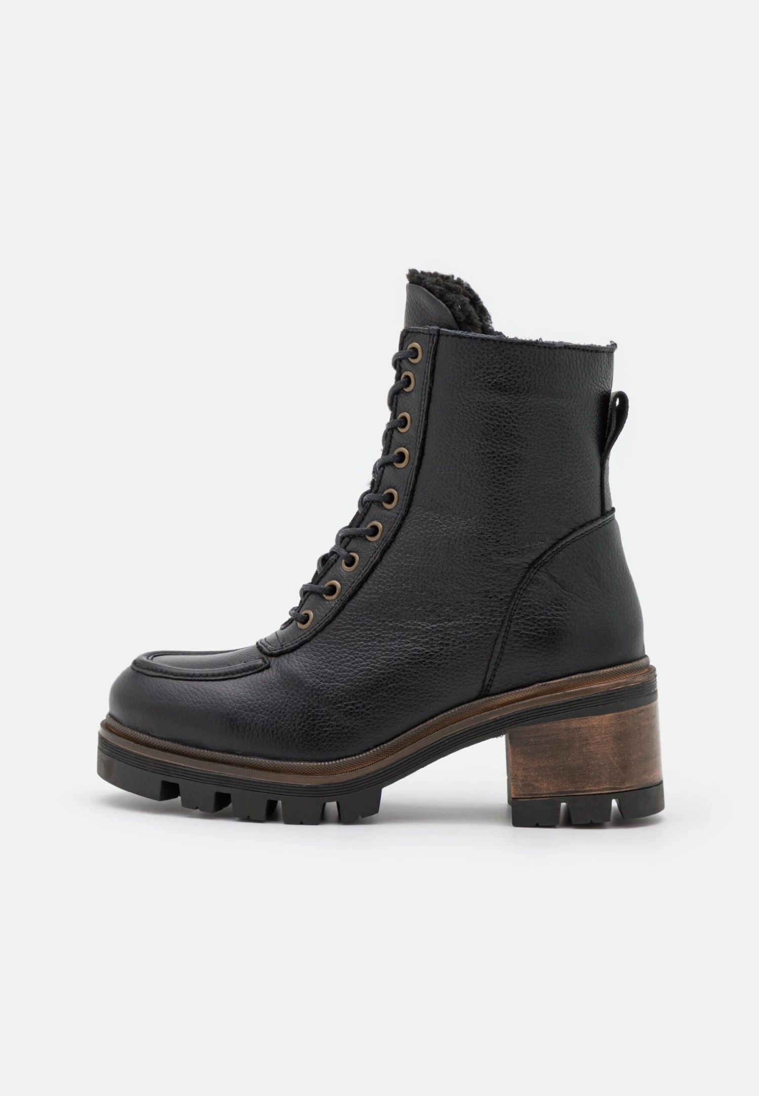 Anna Field Leather Winter Bootie - Botas Para La Nieve - Black 2 Anna Field Leather Winter Bootie - Botas Para La Nieve - Black - Imagen 2