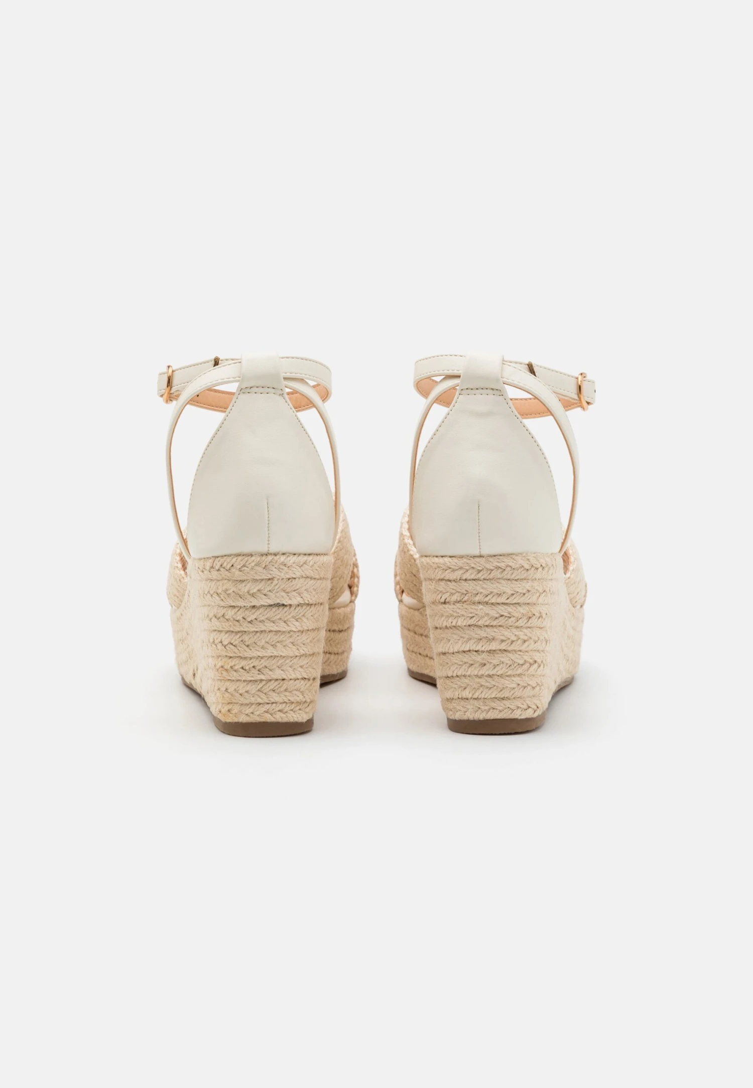 Sandalias Con Plataforma - Beige 4 Sandalias Con Plataforma - Beige - Imagen 4