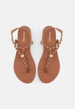 Anna Field Sandalias De Dedo - Cognac/Gold 11 Anna Field Sandalias De Dedo - Cognac/Gold -Anna Field 7c596d3d4dd6464c819a2b72b8deb71f