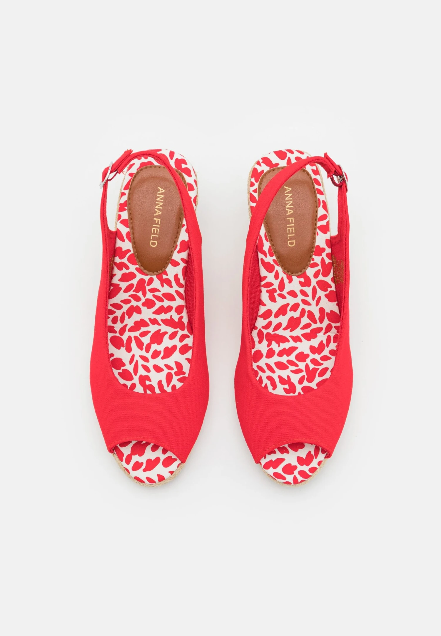 Anna Field Sandalias De Cuña - Red 6 Anna Field Sandalias De Cuña - Red - Imagen 6