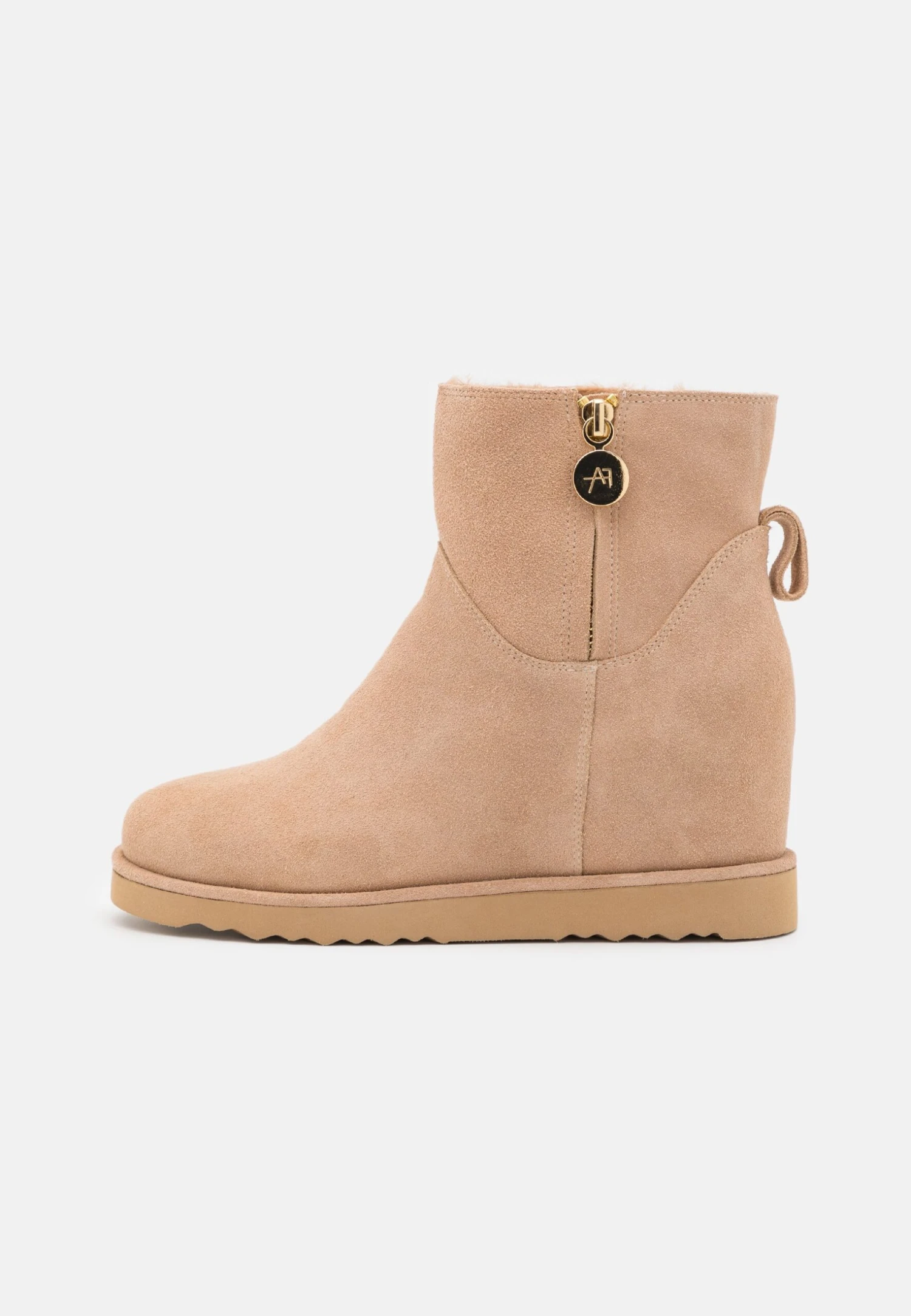 Anna Field Leather Winter Boot - Botines Bajos - Beige 2 Anna Field Leather Winter Boot - Botines Bajos - Beige - Imagen 2