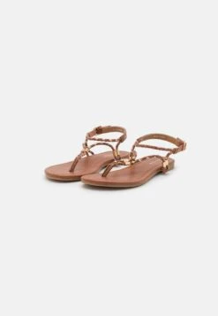 Anna Field Sandalias De Dedo - Cognac/Gold 8 Anna Field Sandalias De Dedo - Cognac/Gold -Anna Field 8e1d6ac5d8ec478886ba5afccecbc513