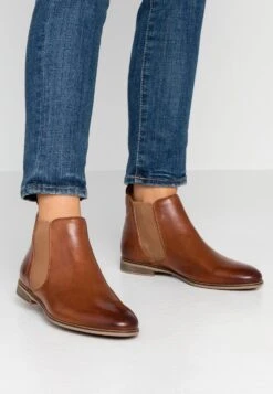 Anna Field Leather- Botines Bajos - Cognac