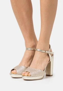 Anna Field Leather- Sandalias Con Plataforma - Gold