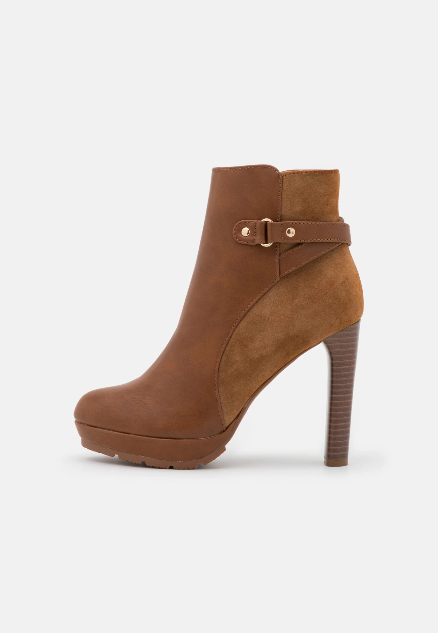 Anna Field Botines Con Plataforma - Cognac 2 Anna Field Botines Con Plataforma - Cognac - Imagen 2