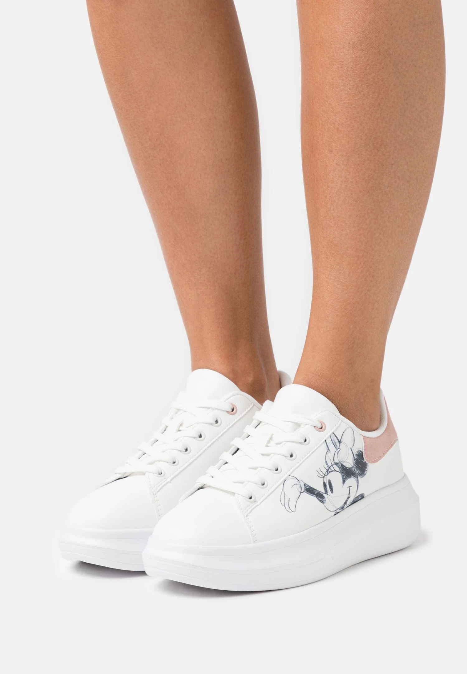 Anna Field Disney Mickey Mouse - Zapatillas - White/Light Pink 1 Anna Field Disney Mickey Mouse - Zapatillas - White/Light Pink