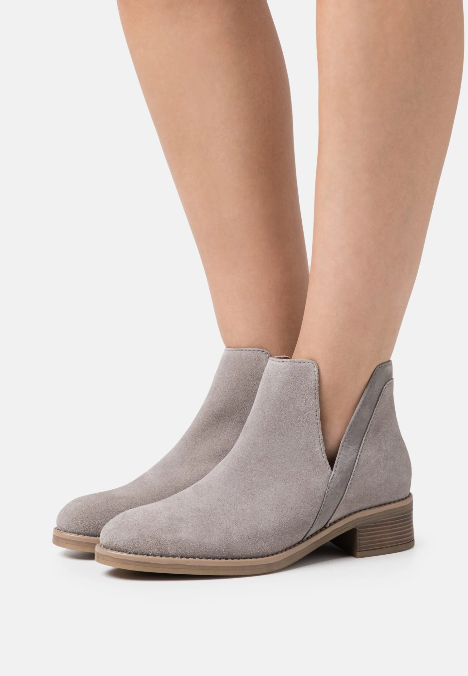 Anna Field Leather- Botines Bajos - Grey 1 Anna Field Leather- Botines Bajos - Grey