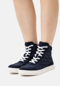 Anna Field Leather - Zapatillas Altas - Dark Blue