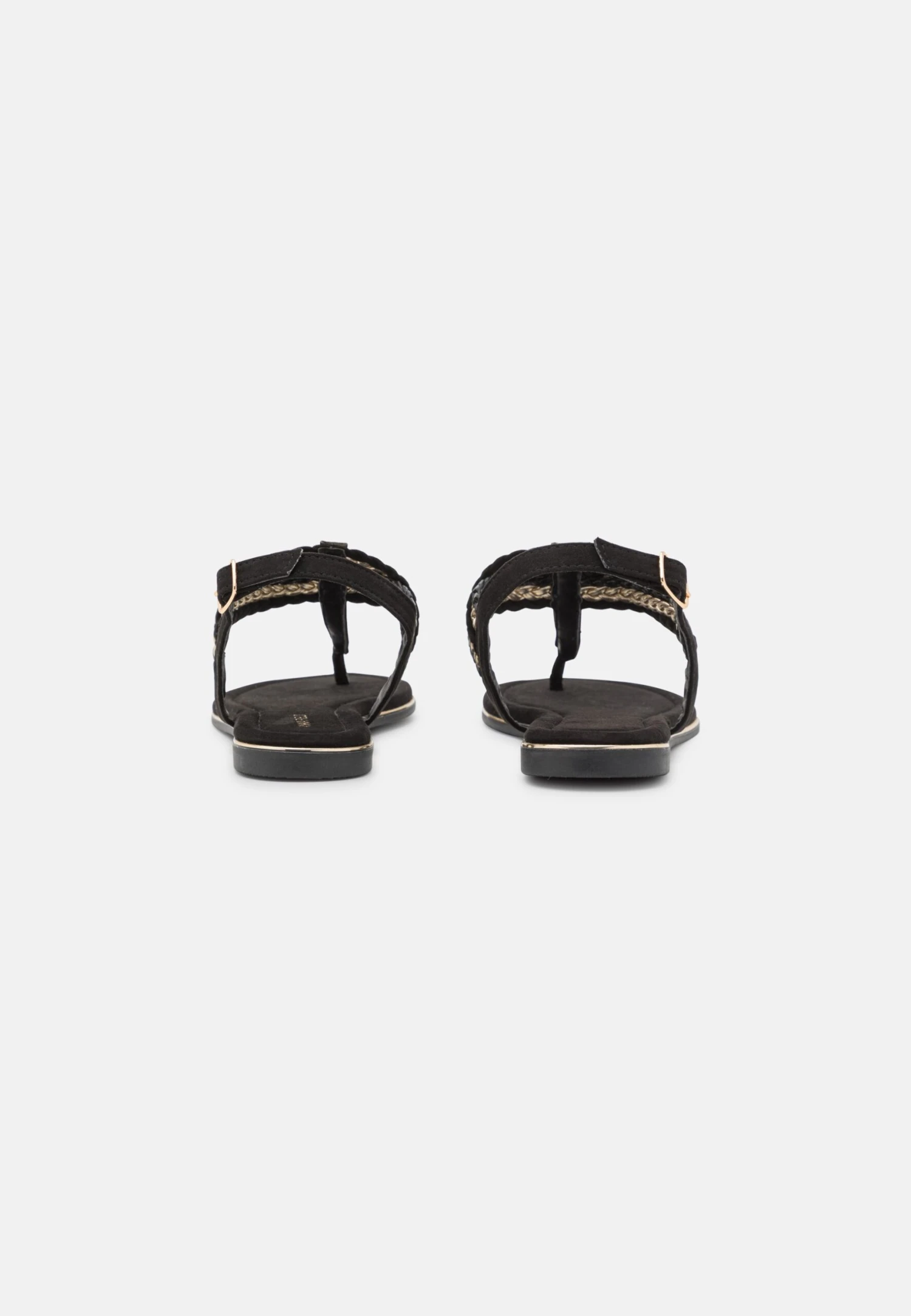 Anna Field Sandalias De Dedo - Black/Gold 4 Anna Field Sandalias De Dedo - Black/Gold - Imagen 4
