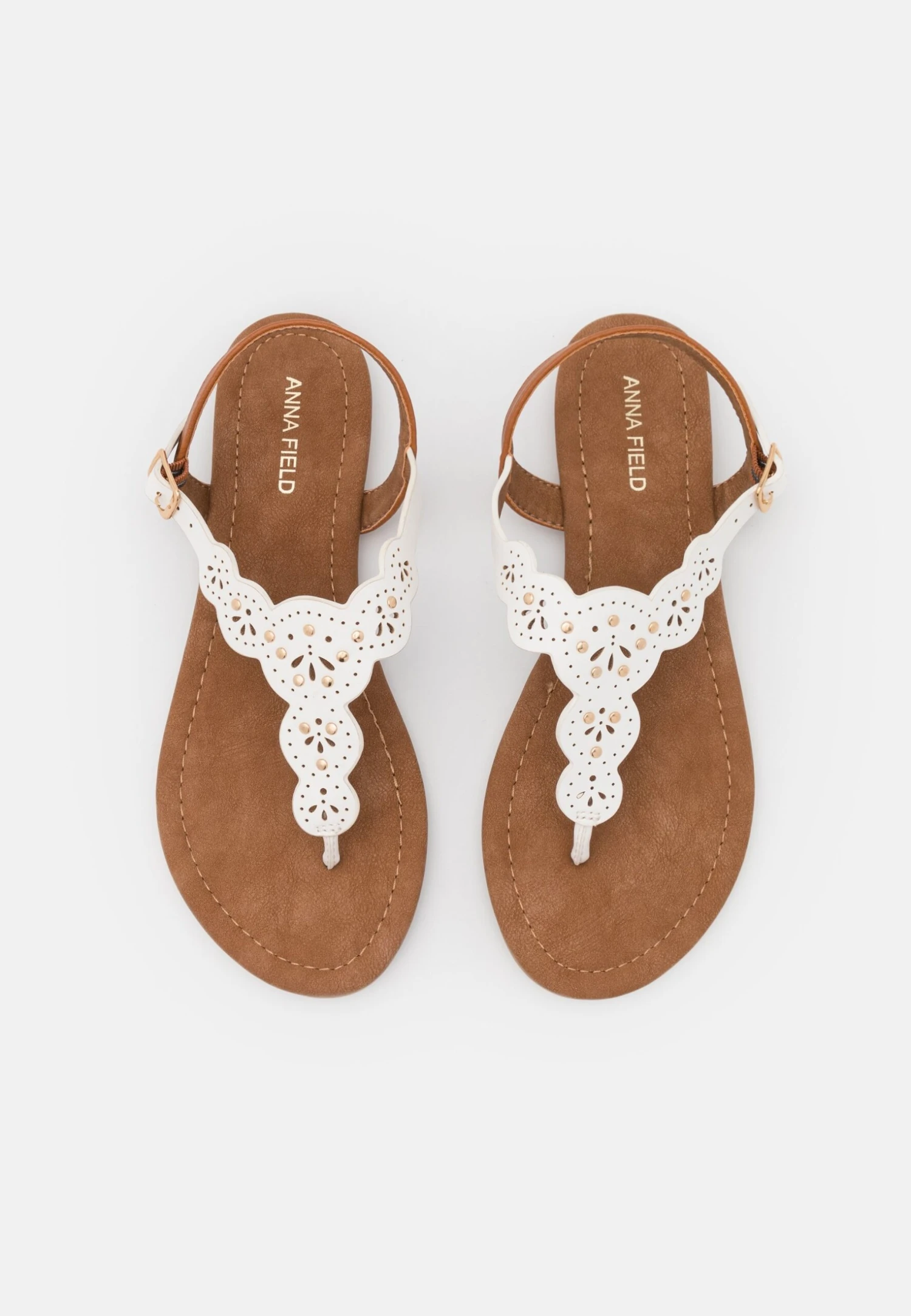 Anna Field Sandalias De Dedo - White 6 Anna Field Sandalias De Dedo - White - Imagen 6