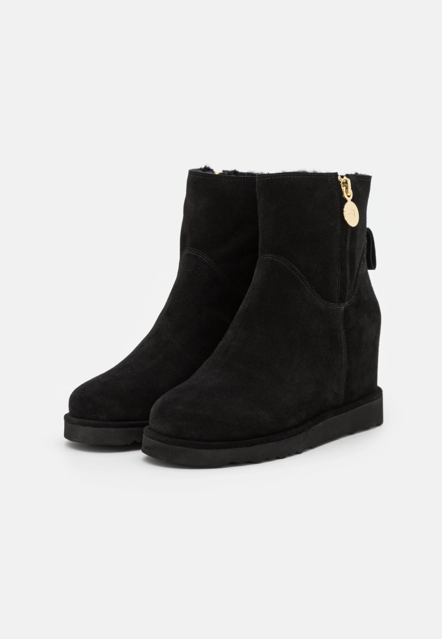 Anna Field Leather Winter Boot - Botines Bajos - Black 3 Anna Field Leather Winter Boot - Botines Bajos - Black - Imagen 3