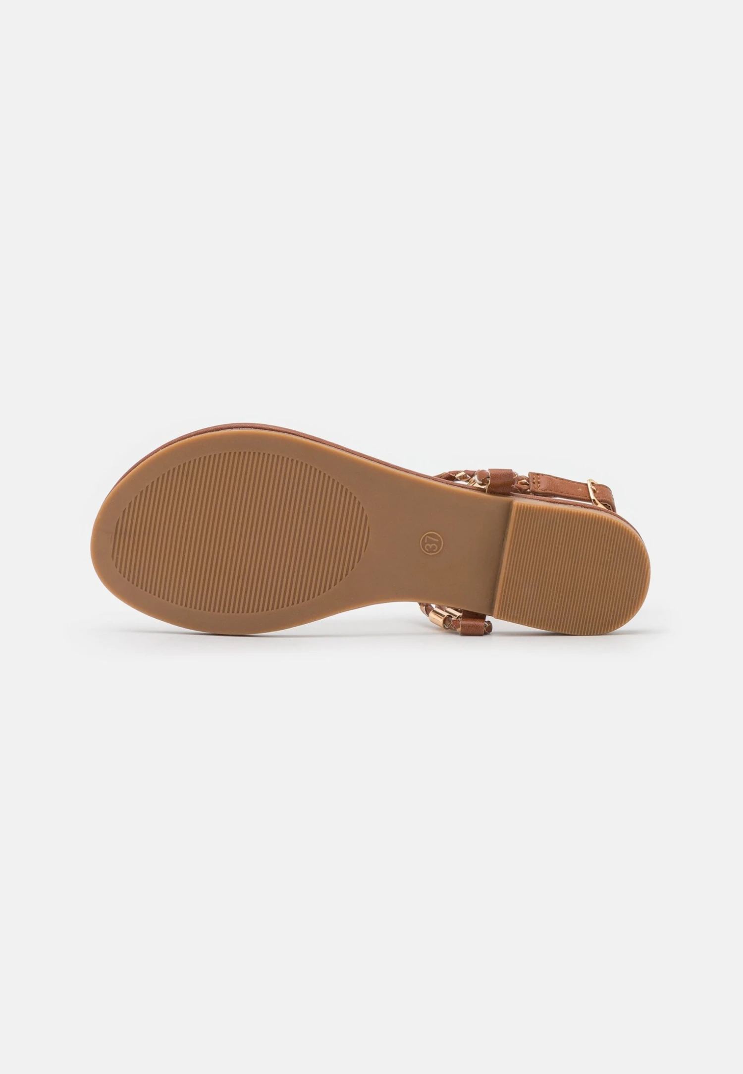Anna Field Sandalias De Dedo - Cognac/Gold 5 Anna Field Sandalias De Dedo - Cognac/Gold - Imagen 5