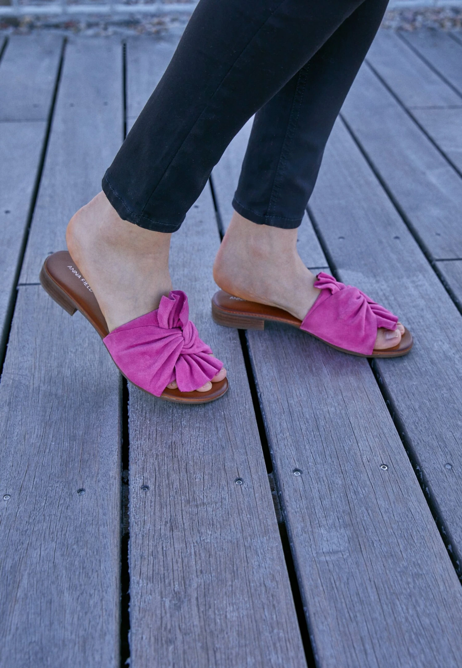 Anna Field Leather - Sandalias Planas - Pink 2 Anna Field Leather - Sandalias Planas - Pink - Imagen 2
