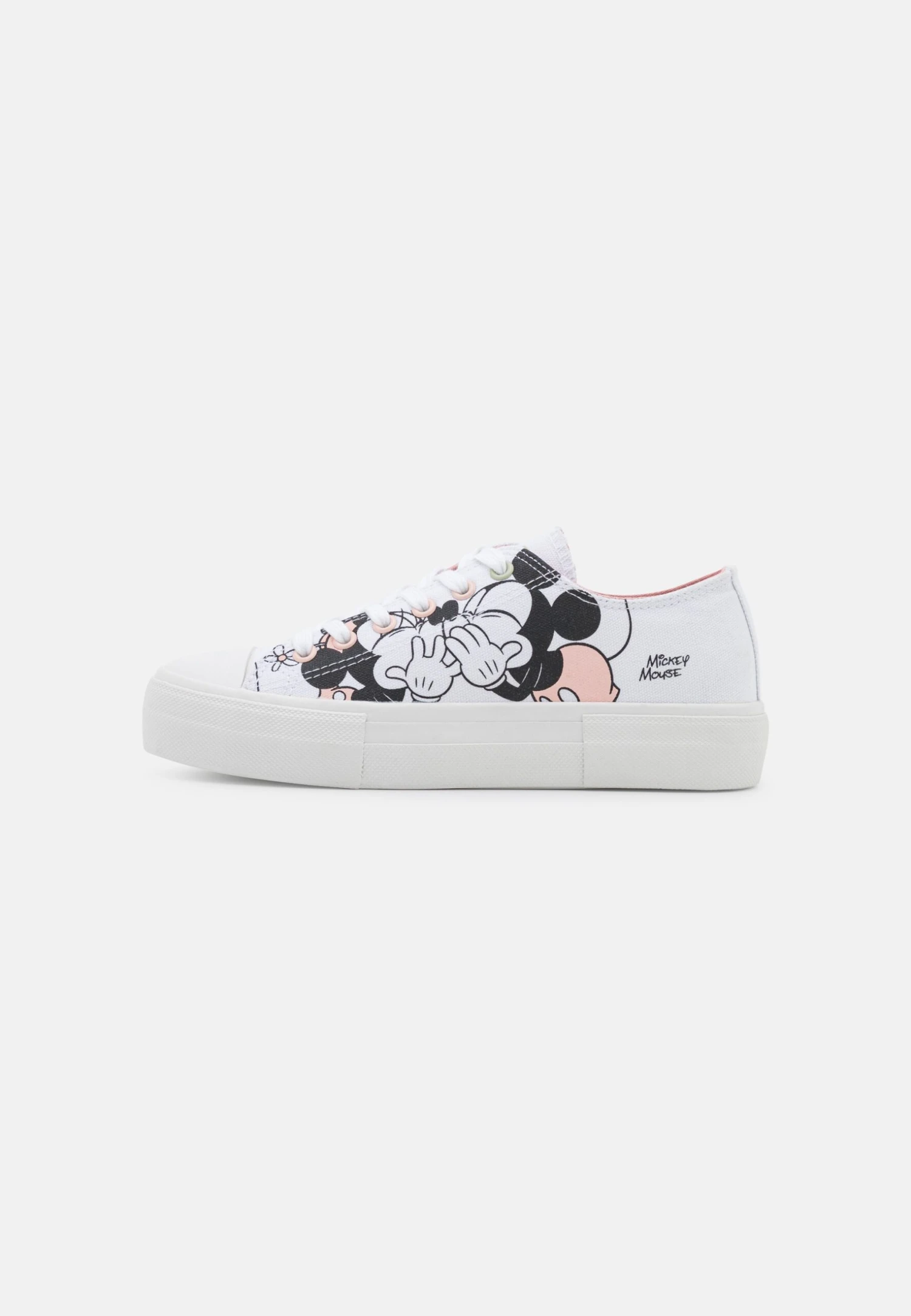 Anna Field Disney Mickey MouseLove - Zapatillas - White/Black 2 Anna Field Disney Mickey MouseLove - Zapatillas - White/Black - Imagen 2