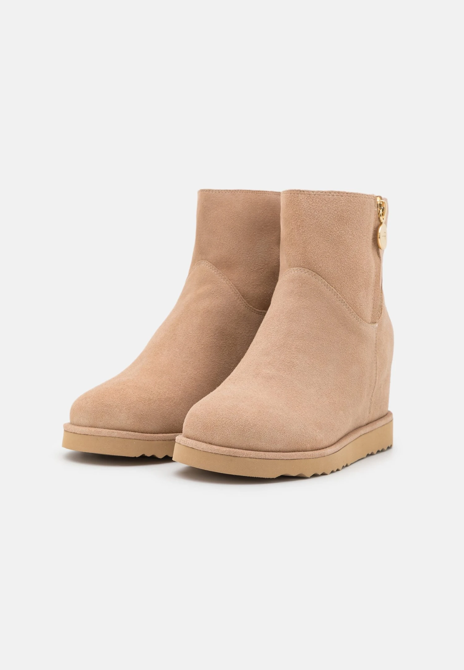 Anna Field Leather Winter Boot - Botines Bajos - Beige 3 Anna Field Leather Winter Boot - Botines Bajos - Beige - Imagen 3