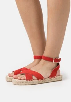 Anna Field Leather - Sandalias Con Plataforma - Red