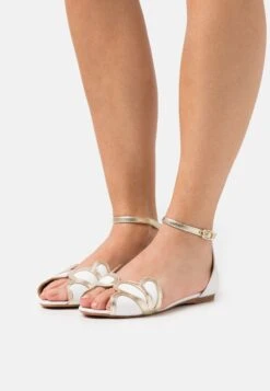 Anna Field Leather - Bailarinas Peeptoe - White